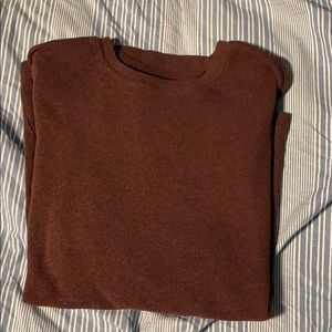 Red long sleeve shirt